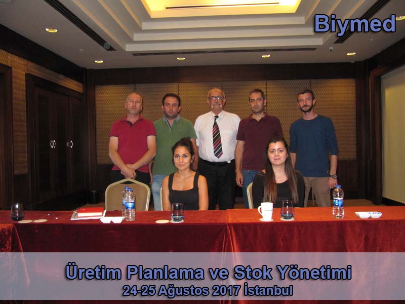 Üretim Planlama ve Stok Yönetimi Eğitim Fotoğrafları - Ağustos 2017