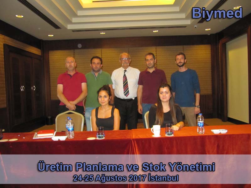 Üretim Planlama ve Stok Yönetimi Eğitim Fotoğrafları - Ağustos 2017