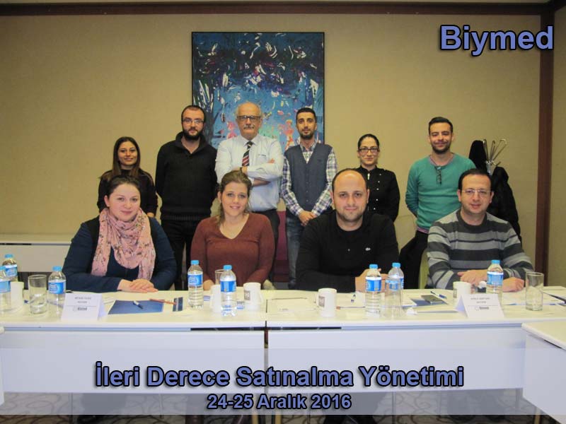 İleri Derece Satınalma Yönetimi Eğitim Fotoğrafları - Aralık 2016