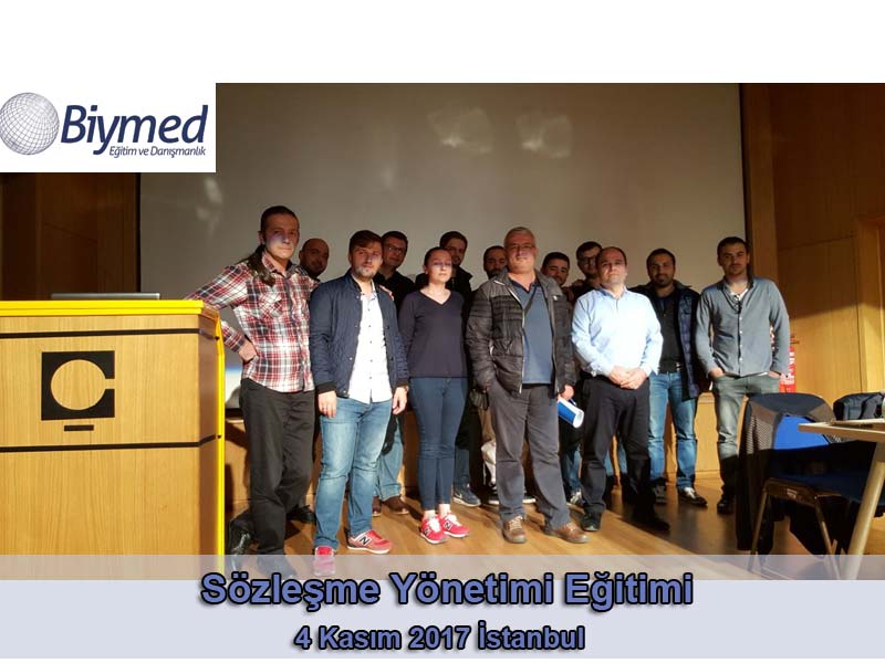 Sözleşme Yönetimi Eğitim Fotoğrafları - Kasım 2017