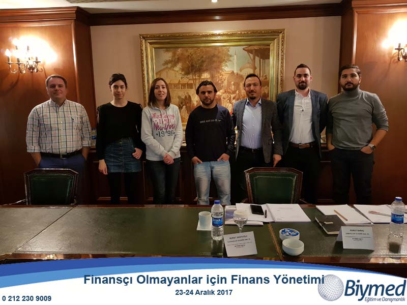 Finansçı Olmayanlar için Finans Yönetimi Eğitim Fotoğraflari - Aralık 2017