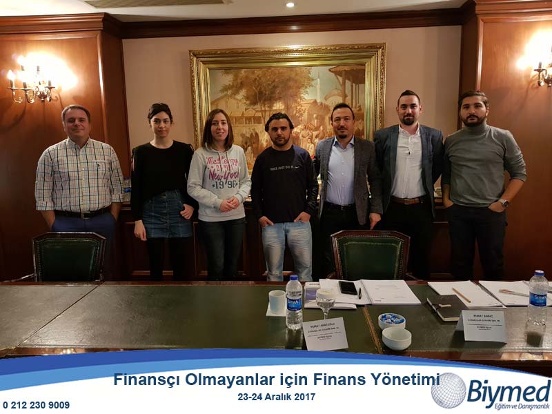 Finansçı Olmayanlar için Finans Yönetimi Eğitim Fotoğraflari - Aralık 2017