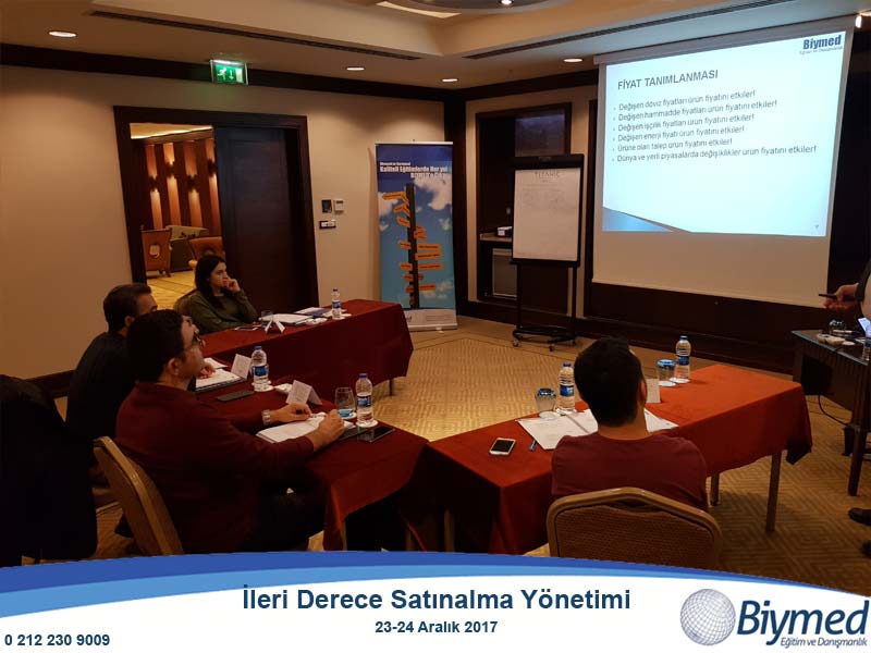 İleri Derece Satınalma Yönetimi Eğitim Fotoğrafları - Aralık 2017