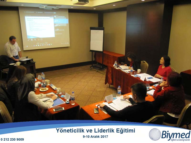 Yöneticilik ve Liderlik Eğitimi Fotoğrafları - Aralık 2017