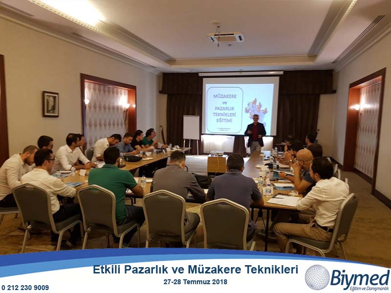 Etkili Pazarlık ve Müzakere Teknikleri Eğitimi Fotoğrafları - Temmuz 2018