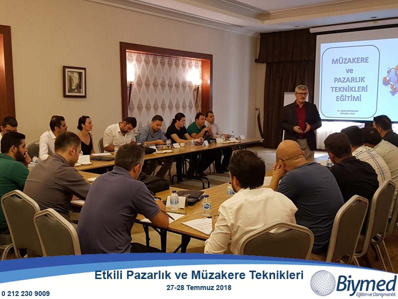Etkili Pazarlık ve Müzakere Teknikleri Eğitimi Fotoğrafları - Temmuz 2018