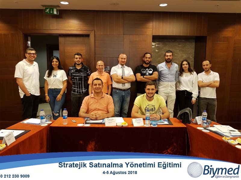 Stratejik Satınalma Yönetimi Eğitimi Fotoğrafları - Ağustos 2018
