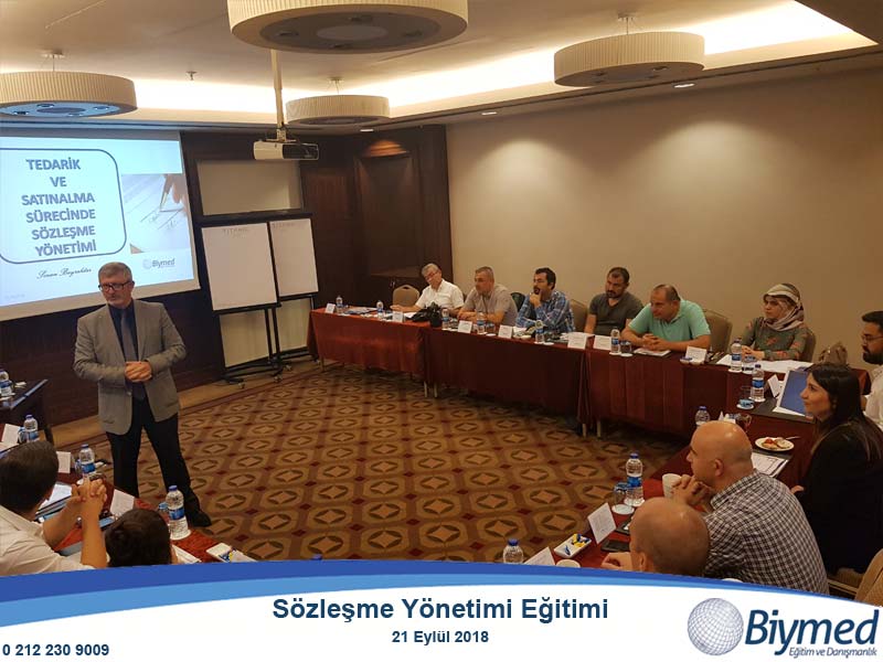 Sözleşme Yönetimi Eğitim Fotoğrafları - Eylül 2018