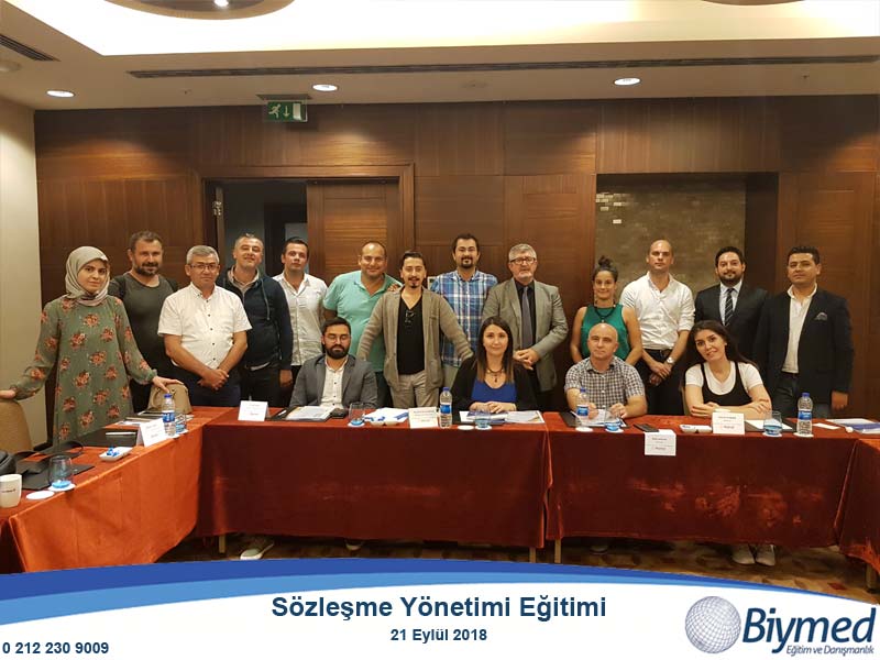 Sözleşme Yönetimi Eğitim Fotoğrafları - Eylül 2018