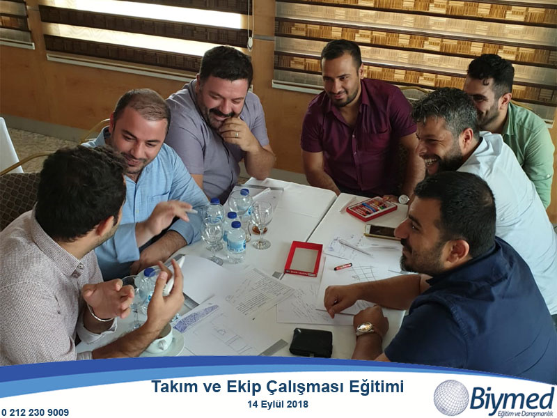 Takım ve Ekim Çalışması Eğitimi Fotoğrafları - Eylül 2018