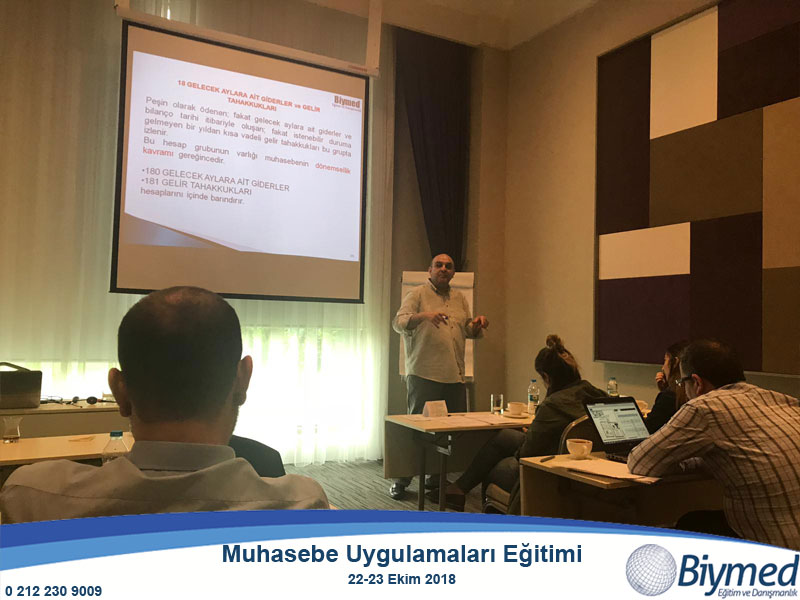 Muhasebe Uygulamaları Eğitimi Fotoğrafları - Ekim 2018