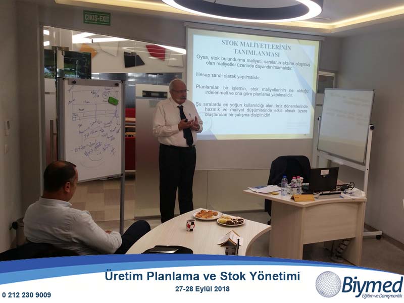Üretim Planlama ve Stok Yönetimi Eğitim Fotoğrafları - Eylül 2018
