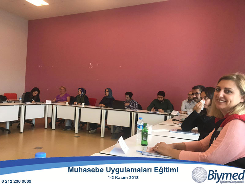 Muhasebe Uygulamaları Eğitimi Fotoğrafları - Kasım 2018