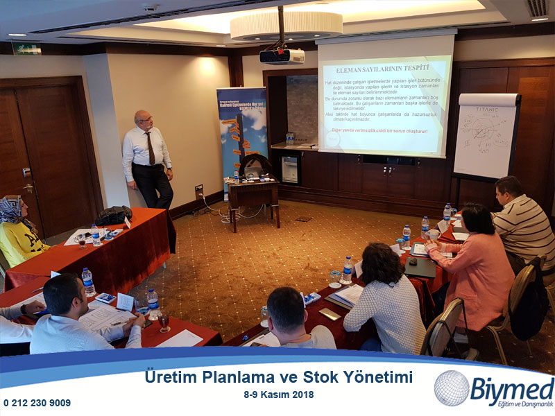 Üretim Planlama ve Stok Yönetimi Eğitim Fotoğrafları - Kasım 2018