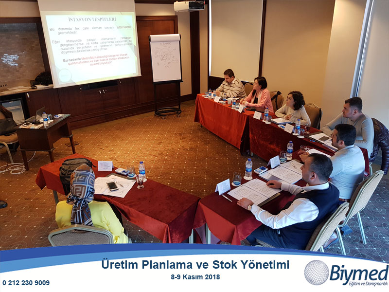 Üretim Planlama ve Stok Yönetimi Eğitim Fotoğrafları - Kasım 2018