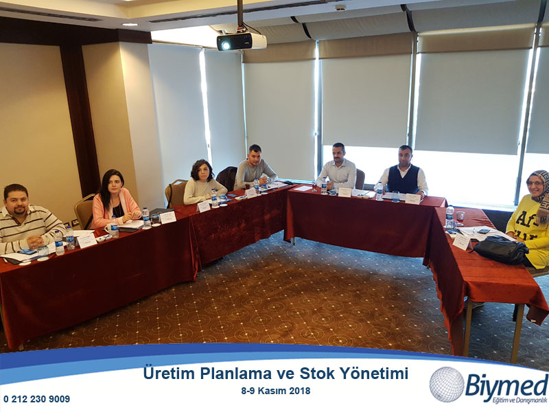 Üretim Planlama ve Stok Yönetimi Eğitim Fotoğrafları - Kasım 2018