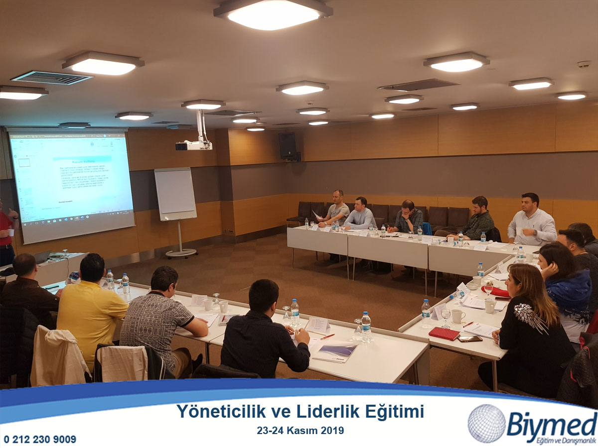 Yöneticilik ve Liderlik Eğitimi Fotoğrafları - Kasım 2019