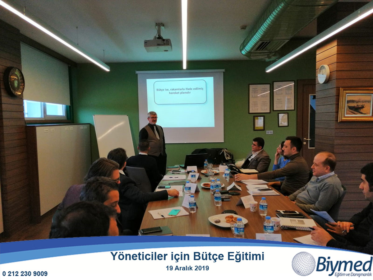 Yöneticiler için Bütçe Eğitimi Fotoğrafları - Aralık 2019