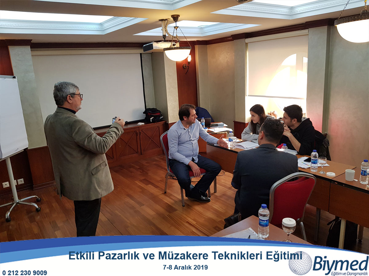 Etkili Pazarlık ve Müzakere Teknikleri Eğitimi Fotoğrafları - Aralık 2019