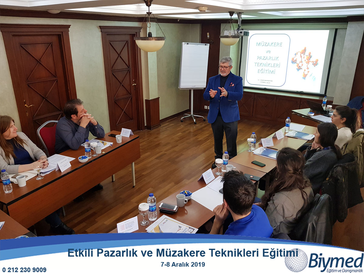 Etkili Pazarlık ve Müzakere Teknikleri Eğitimi Fotoğrafları - Aralık 2019