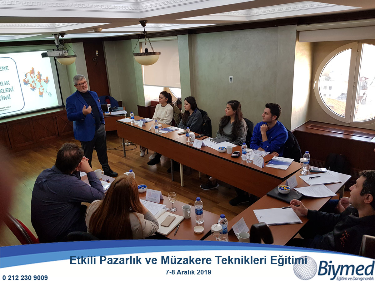 Etkili Pazarlık ve Müzakere Teknikleri Eğitimi Fotoğrafları - Aralık 2019