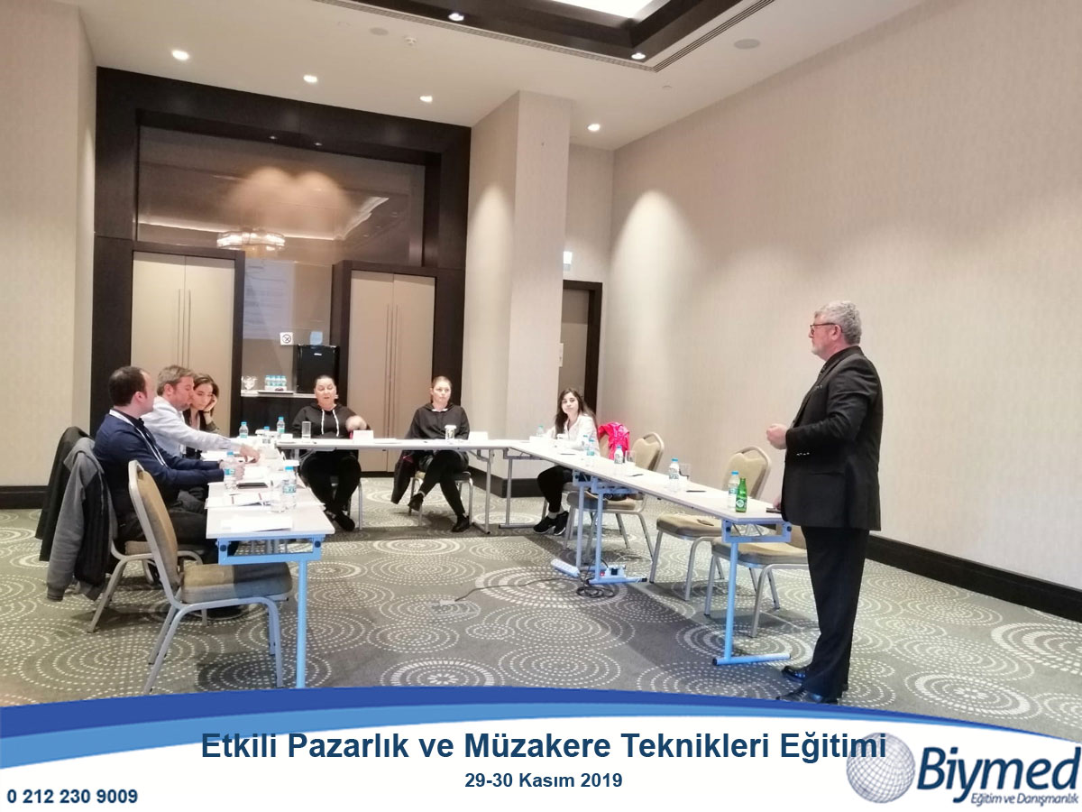 Etkili Pazarlık ve Müzakere Teknikleri Eğitimi Fotoğrafları - Kasım 2019