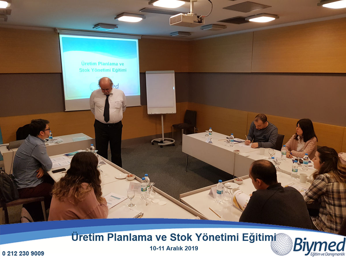 Üretim Planlama ve Stok Yönetimi Eğitim Fotoğrafları - Aralık 2019