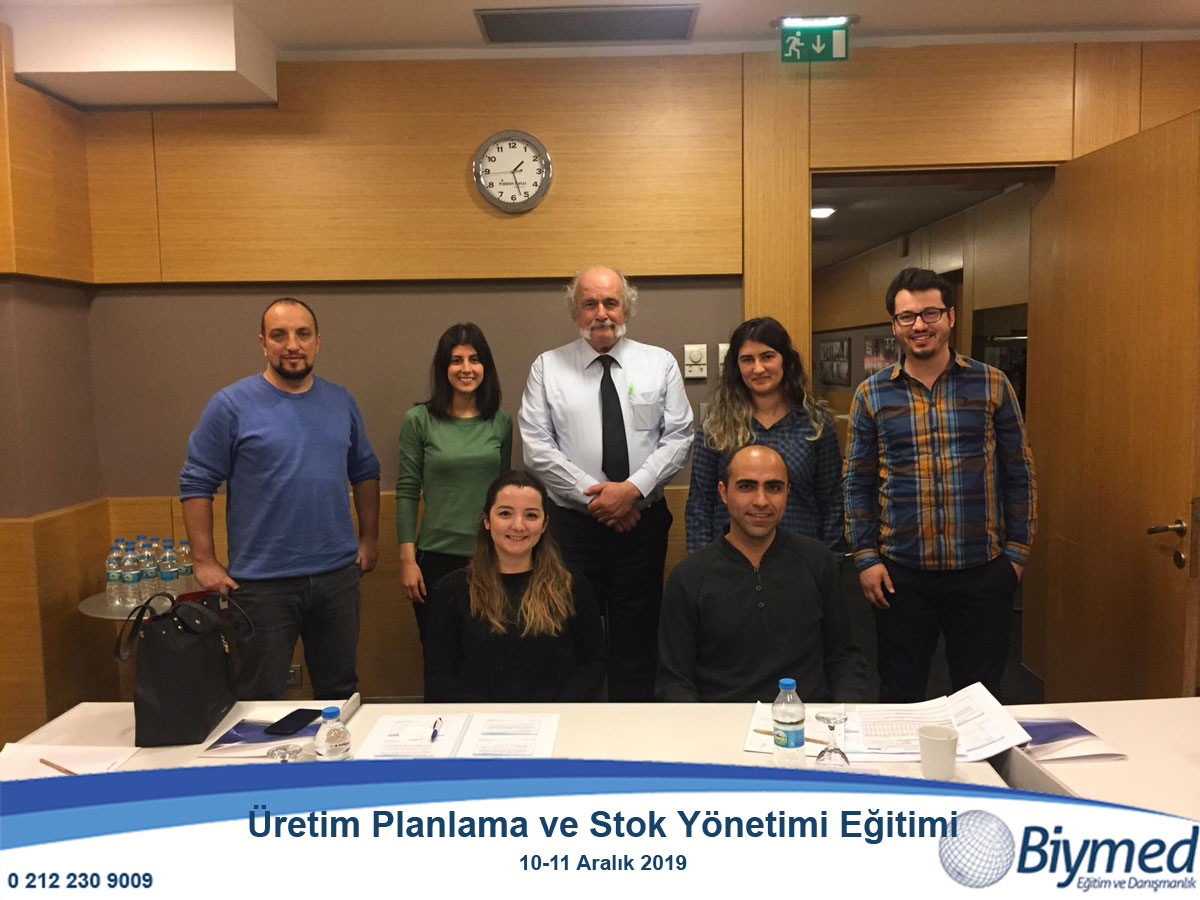 Üretim Planlama ve Stok Yönetimi Eğitim Fotoğrafları - Aralık 2019