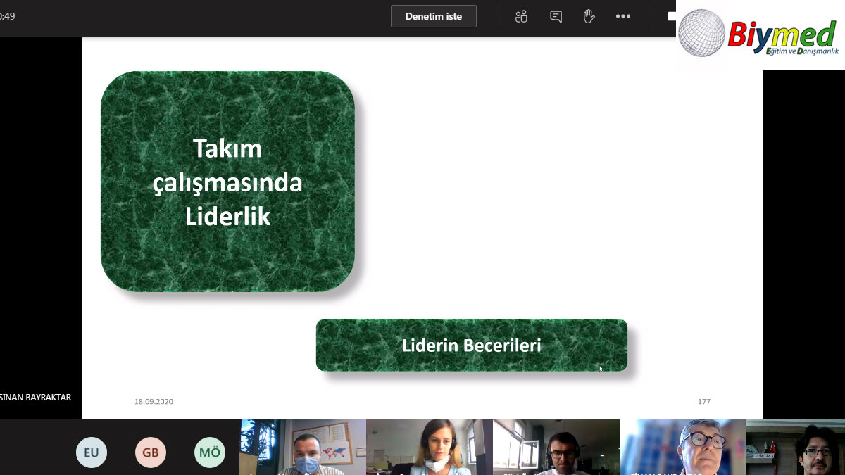 Online Canlı Yayın Yöneticilik ve Liderlik Eğitimi Fotoğrafları - Eylül 2020