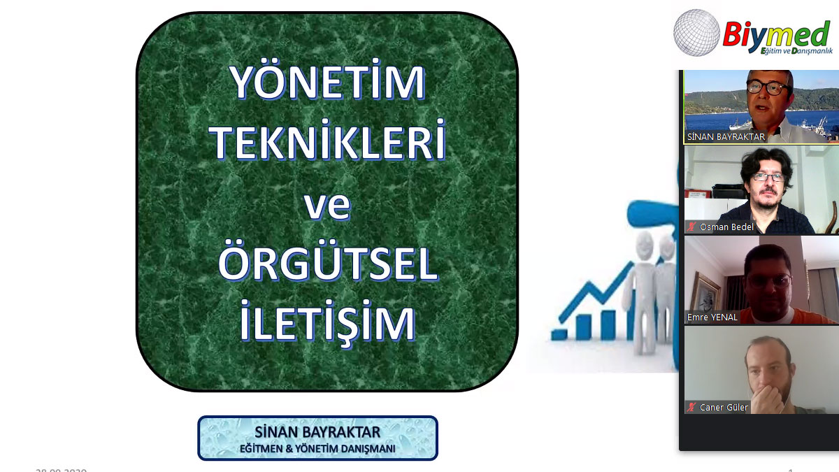 Online Canlı Yayın Yöneticilik ve Liderlik Eğitimi Fotoğrafları - Eylül 2020