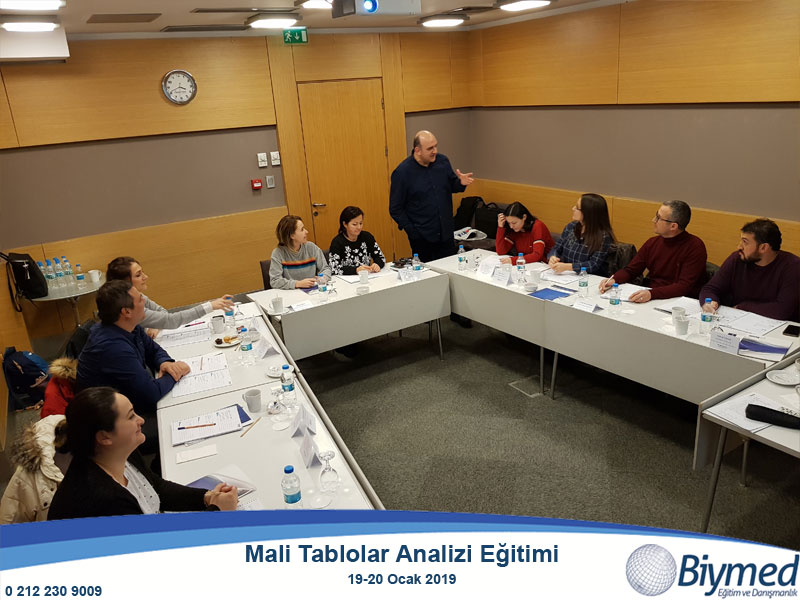 Uygulamalı Mali Tablolar Analizi Eğitimi Fotoğrafları - Ocak 2019
