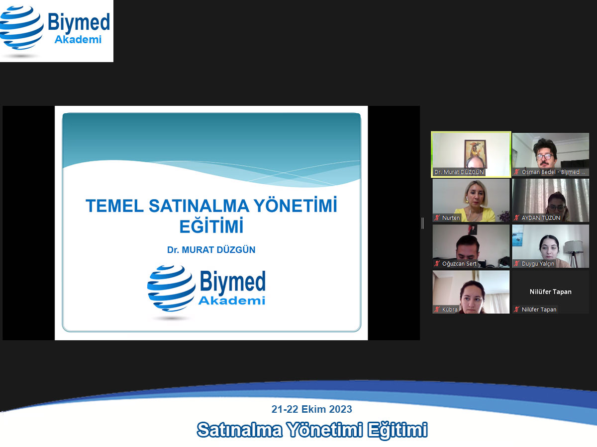 Online Satınalma Yönetimi Eğitimi Fotoğrafları - Ekim 2023
